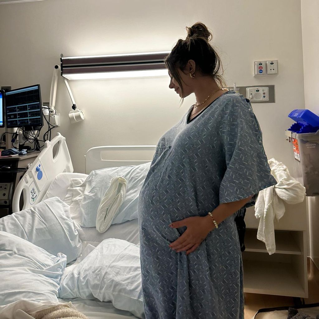 Francesca Farago im Krankenhaus