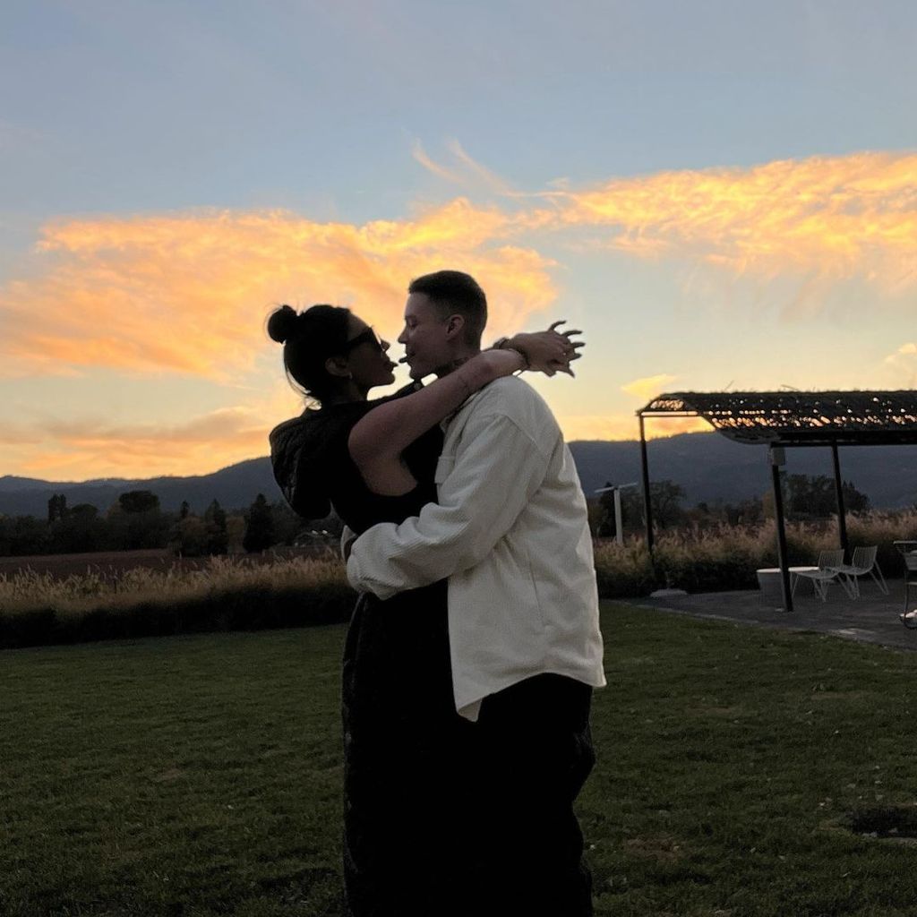Francesca Farago und Jesse Sullivan im November 2022