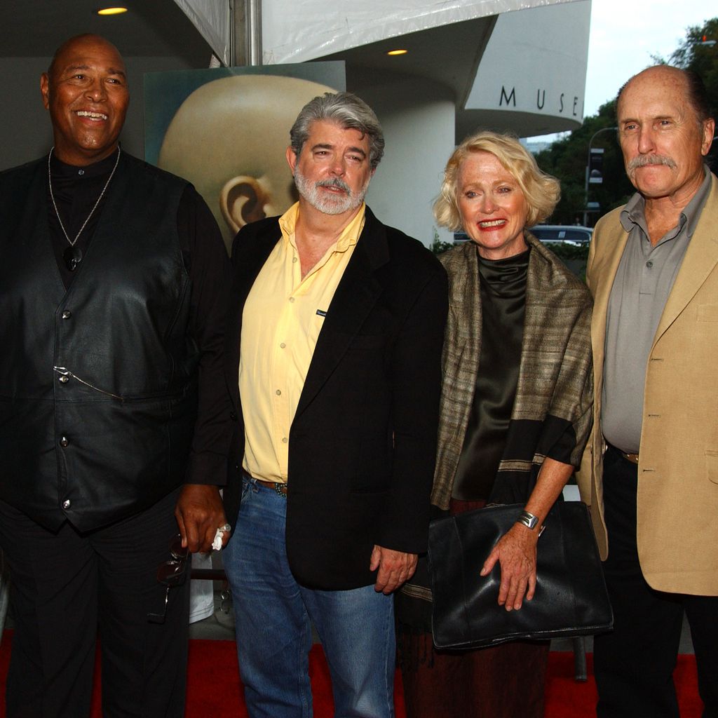 Francis Ford Coppola, Don Pedro Colley, George Lucas, Maggie McOmie und Robert Duvall (v.l.)