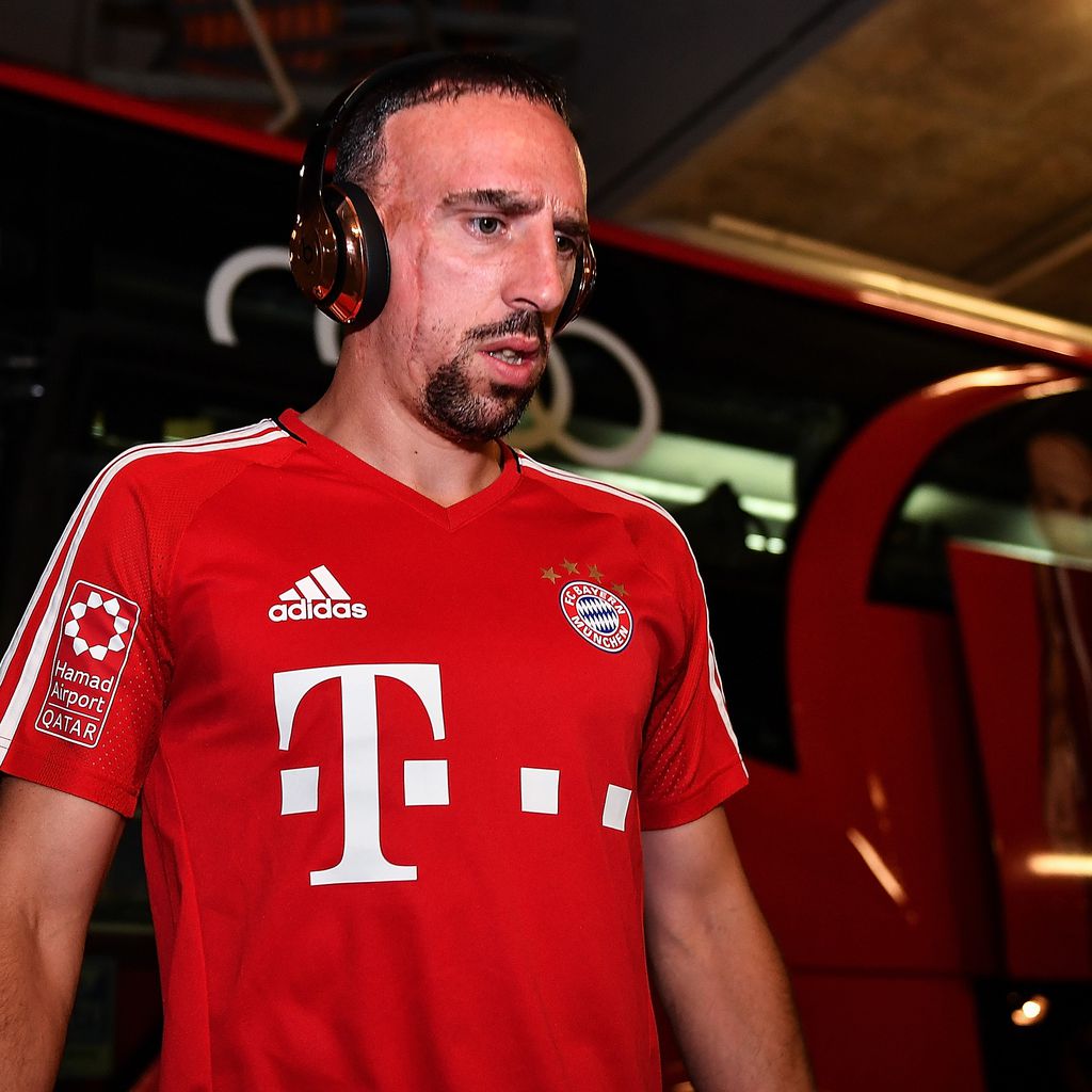 Franck Ribéry beim Spiel zwischen Chelsea FC und FC Bayern München, 2017