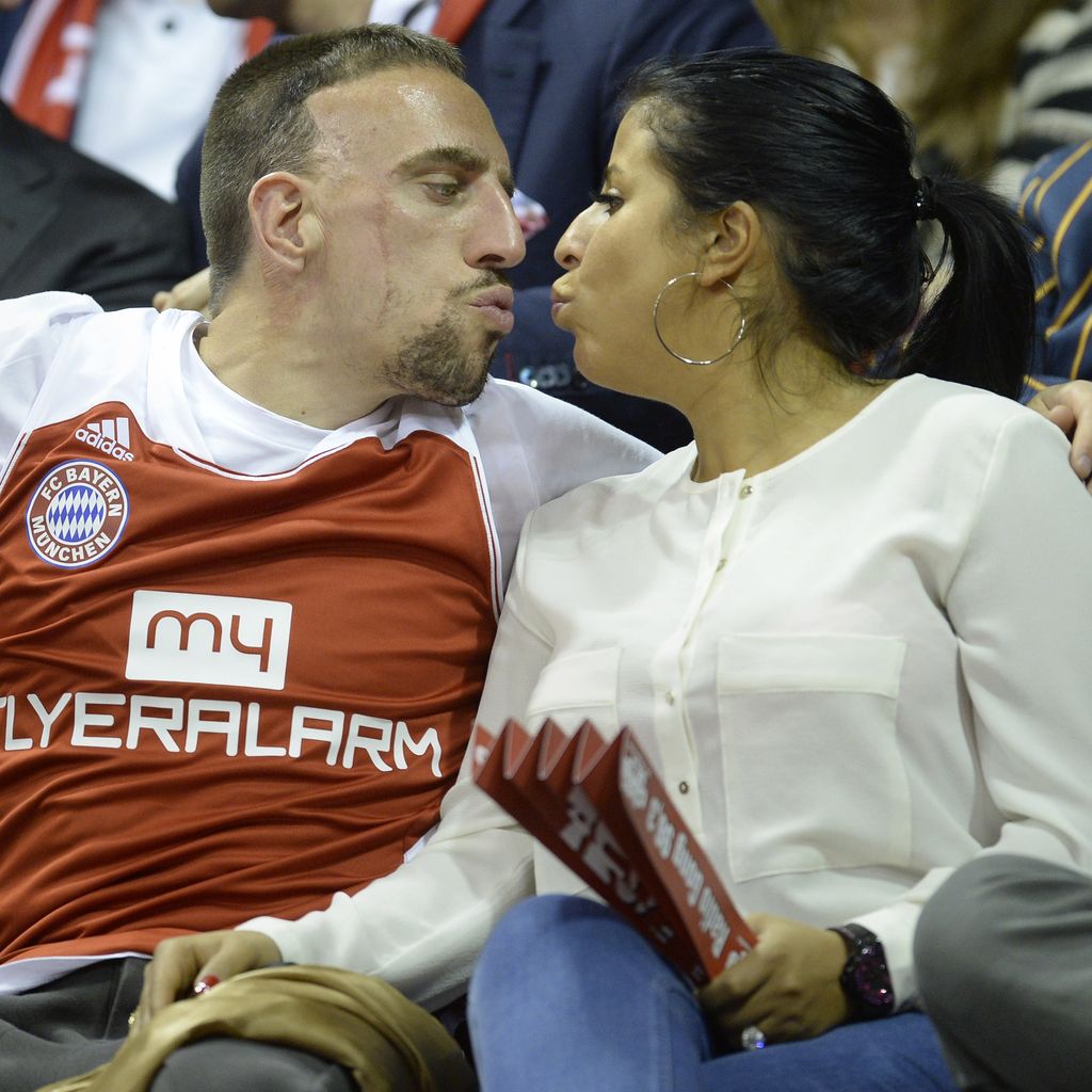 Wahiba Belhami und Franck Ribéry