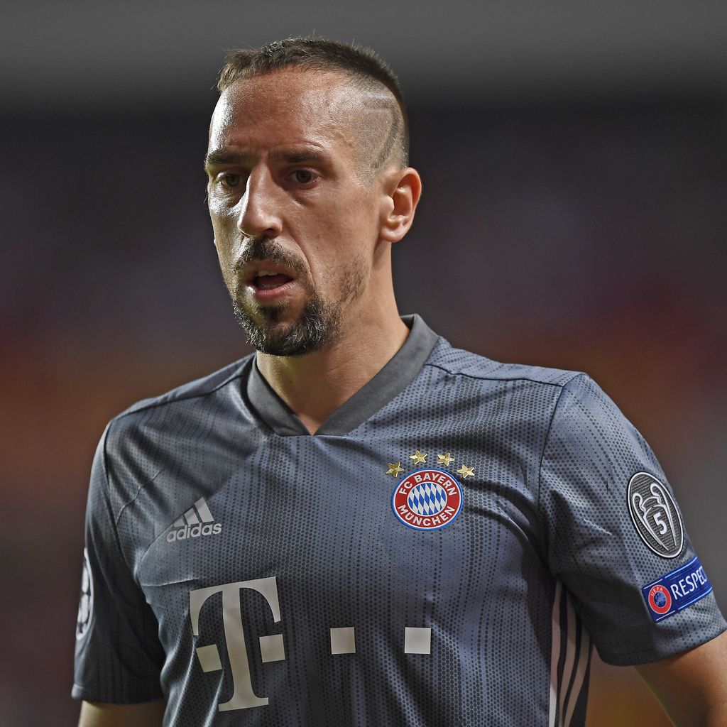 Franck Ribéry bei einem Fußballspiel in Lissabon