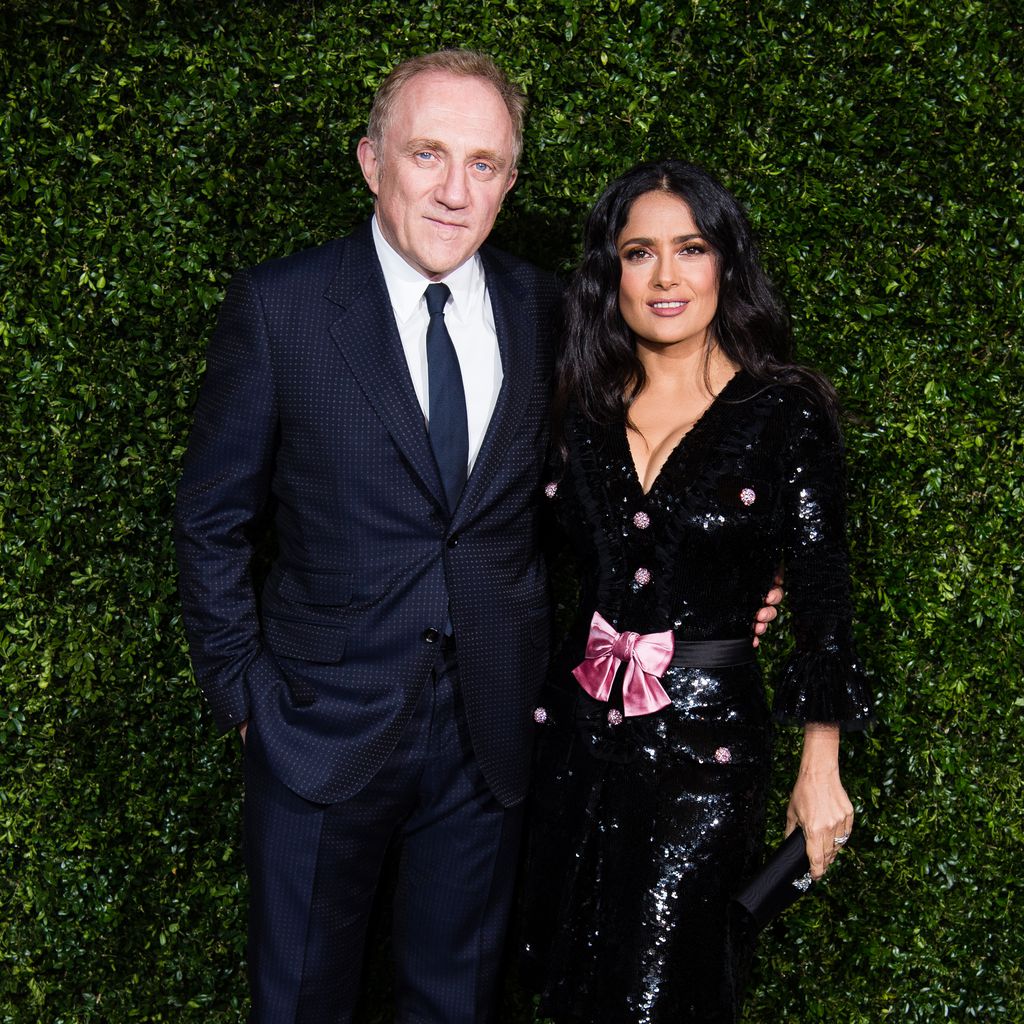 Francois-Henri Pinault und Salma Hayek bei einer pre-BAFTA-Feier 2019