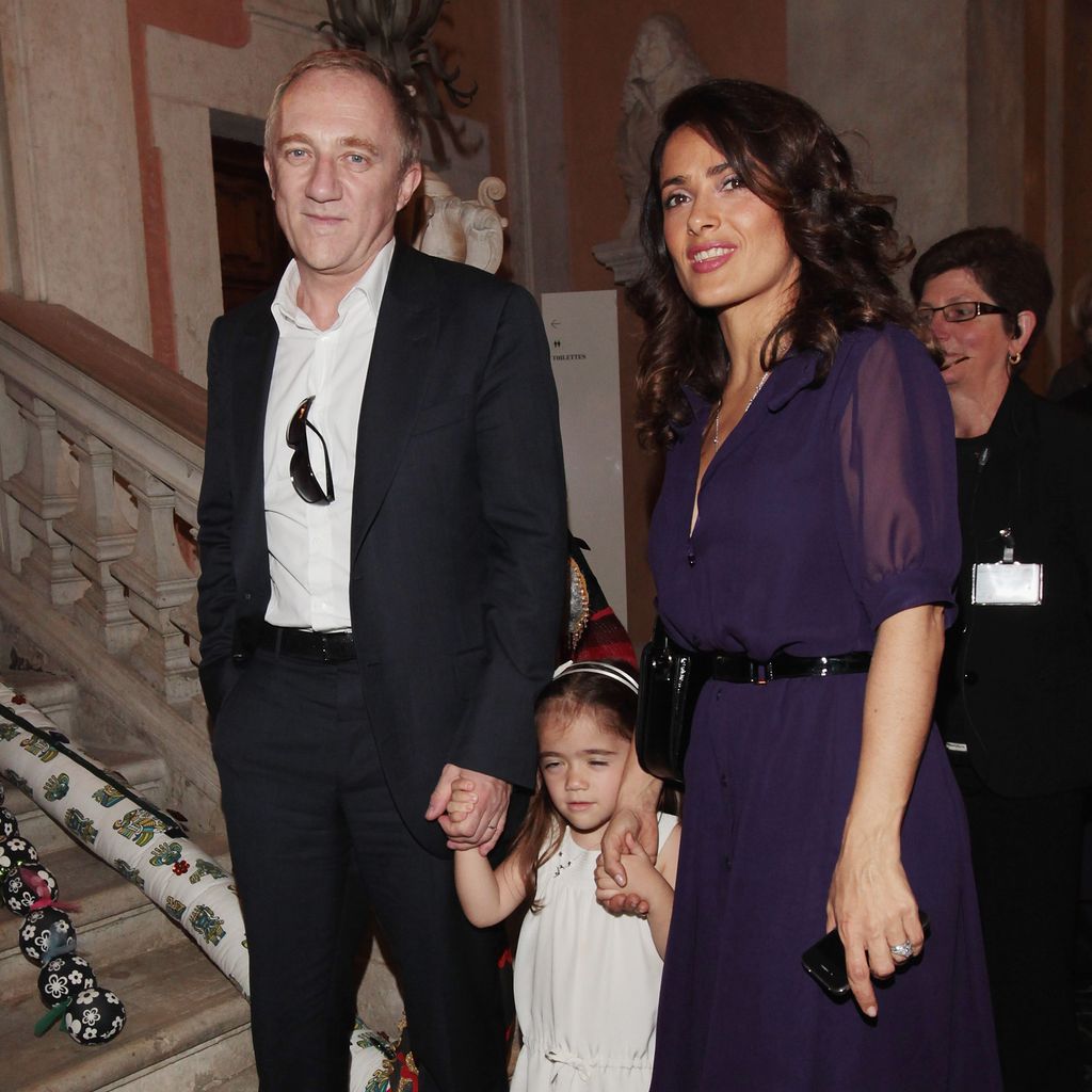 Francois-Henri Pinault und Salma Hayek mit ihrer Tochter