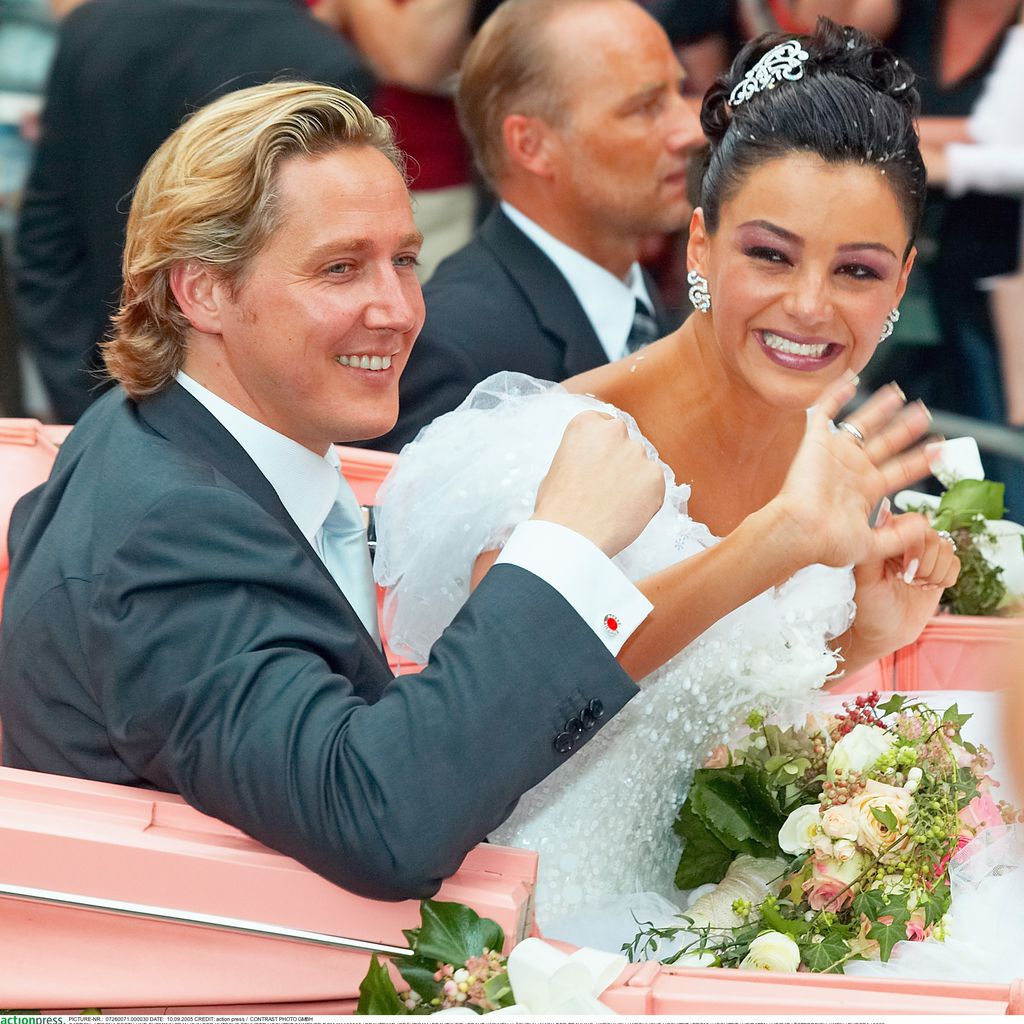 Franjo und Verona Pooth bei ihrer Hochzeit im Jahr 2005