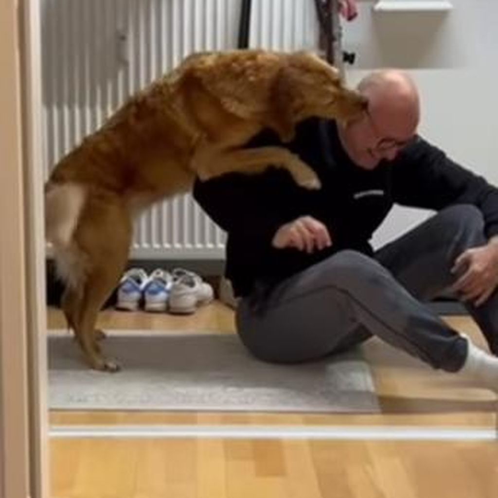 Frank Buschmann und Pebbles, September 2024