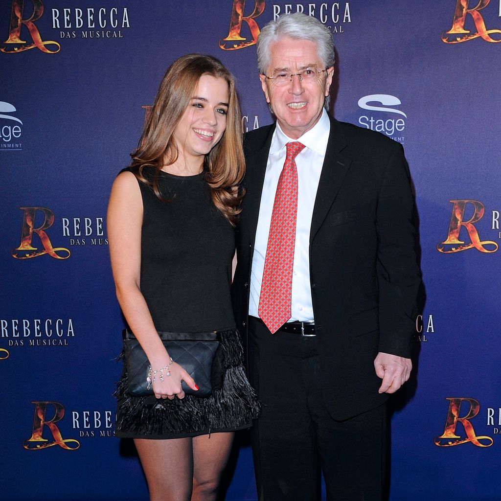 Frank Elstner mit seiner Tochter Lena, 2011 in Stuttgart