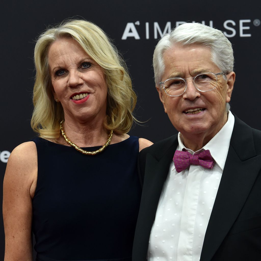 Frank Elstner und seine Ehefrau Britta Gessler bei der Bambi-Preisverleihung, November 2019