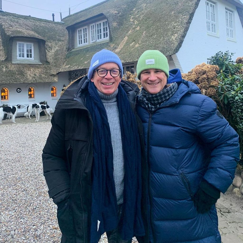 Frank Mutters und Guido Maria Kretschmer im Januar 2021 auf Sylt