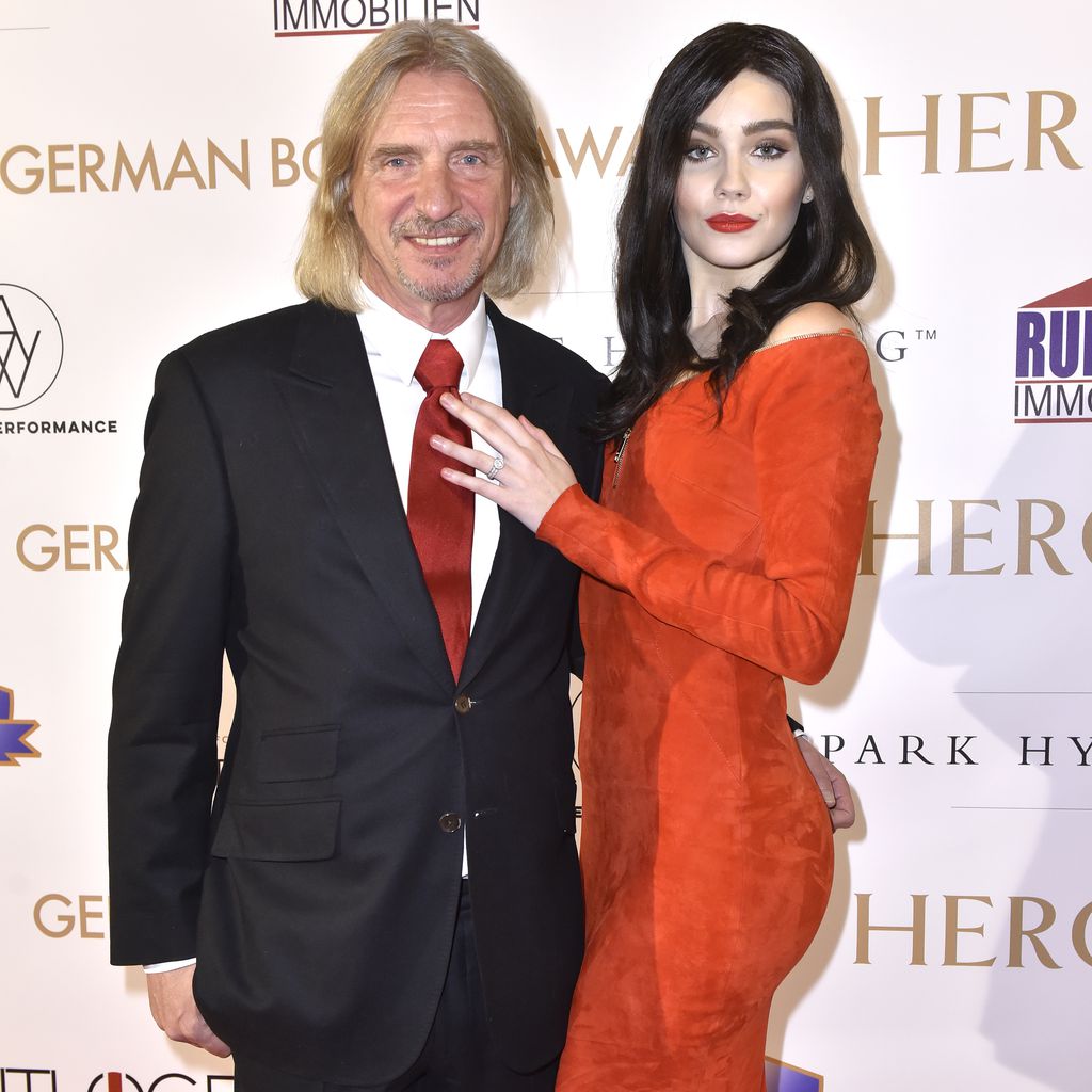 Unternehmer Frank Otto und Model Nathalie Volk