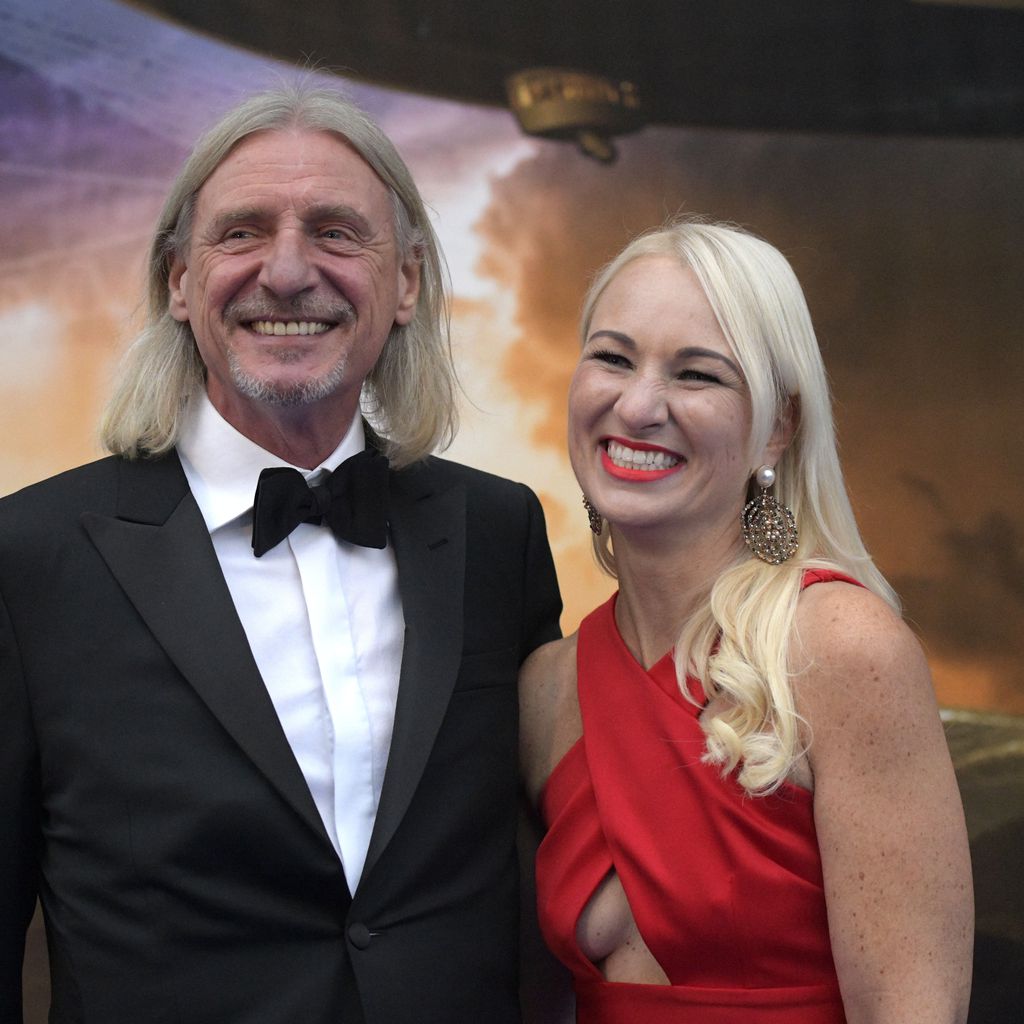 Frank Otto und Sonja bei der Premiere von "Zeppelin" im Musicalhaus Füssen, Oktober 2021