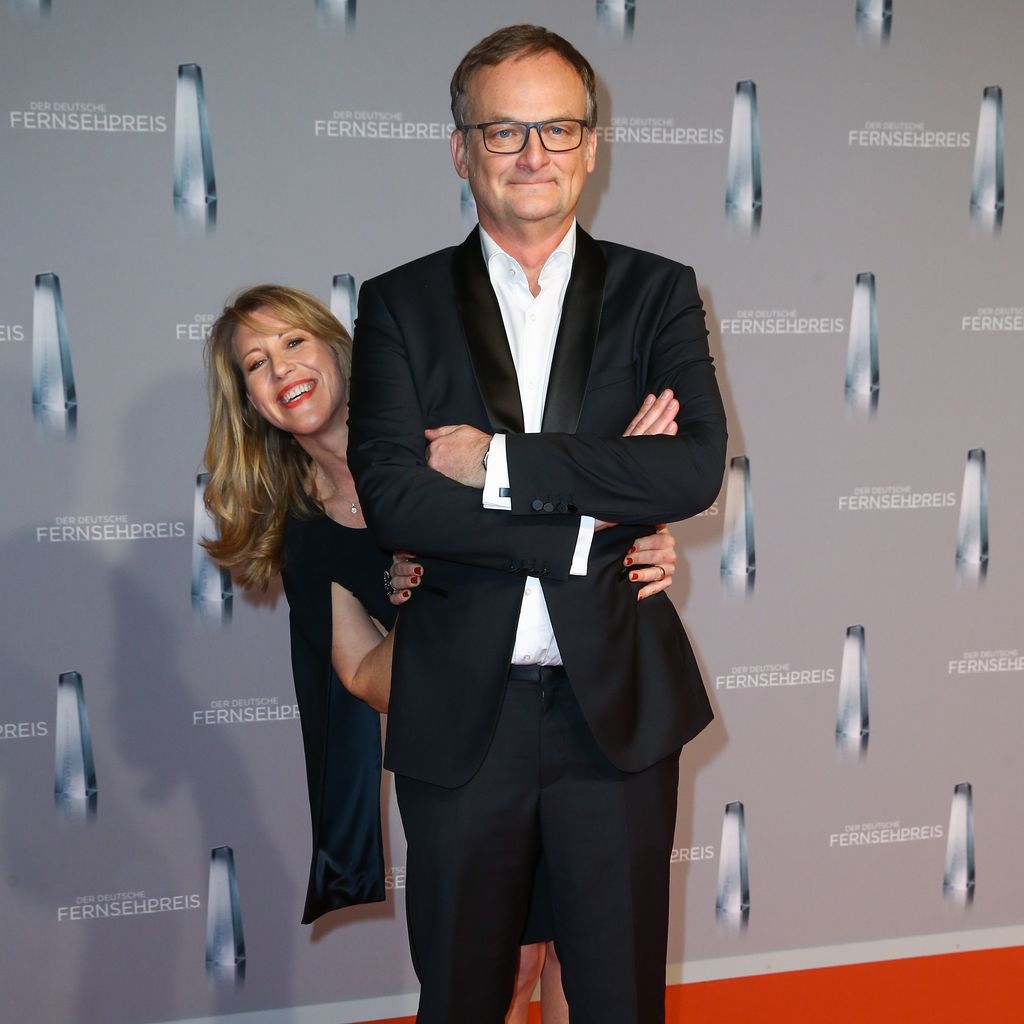 Frank Plasberg und seine Frau, Januar 2016