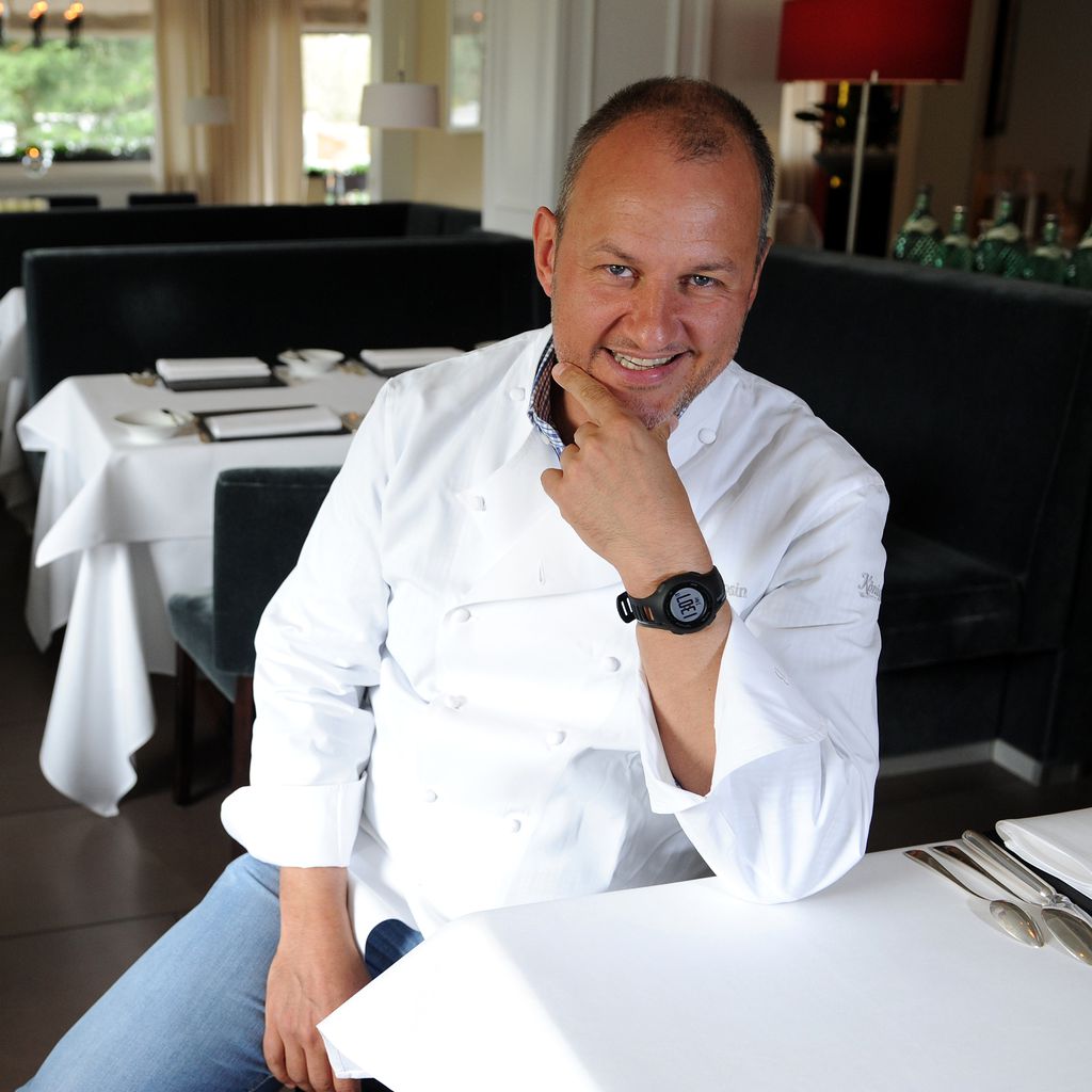Frank Rosin in seinem Restaurant "Rosin"