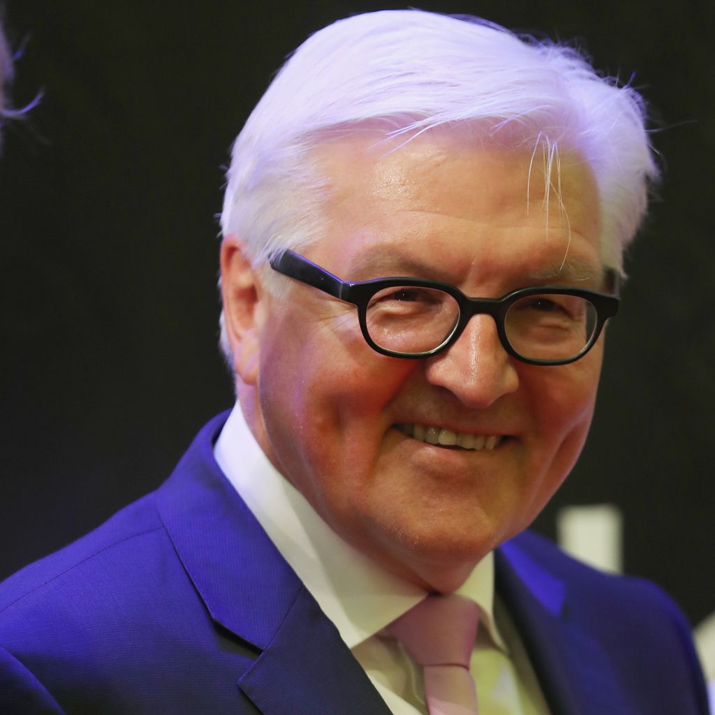 Frank-Walter Steinmeier in Locarno, Schweiz