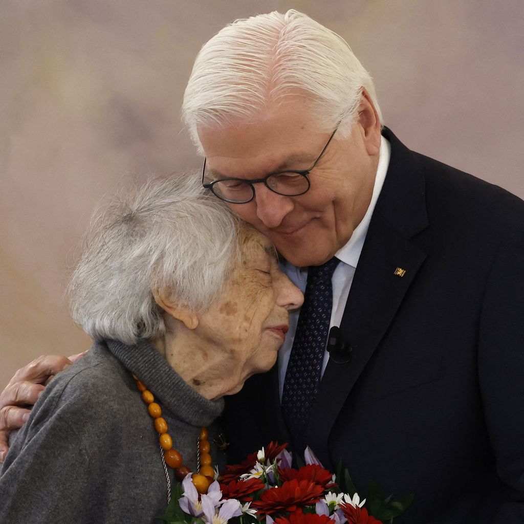 Margot Friedlander und Frank-Walter Steinmeier, November 2023