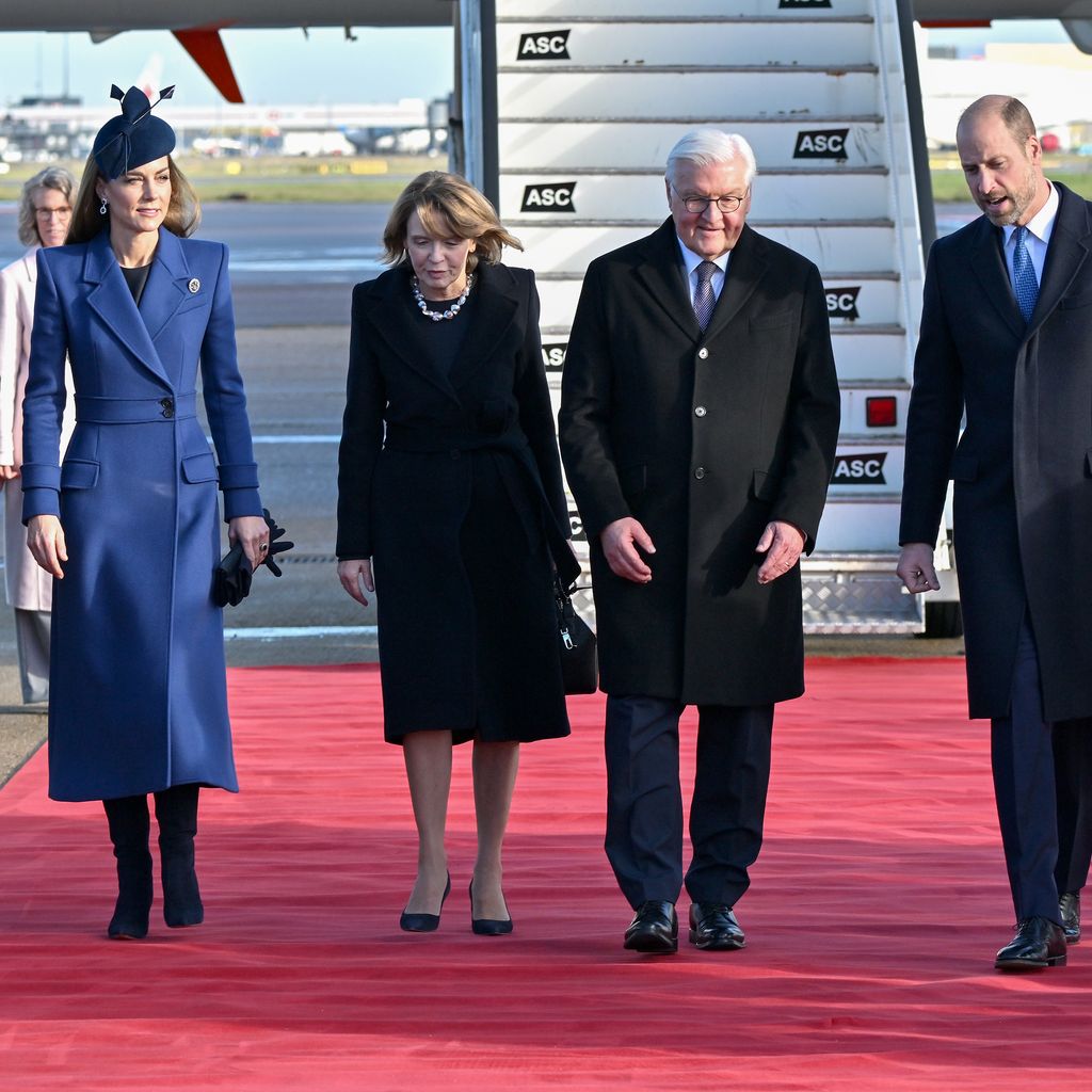 Ankunft von Frank-Walter Steinmeier und Elke Büdenbender in London, begrüßt von Prinz William und Catherine, Princess of Wales