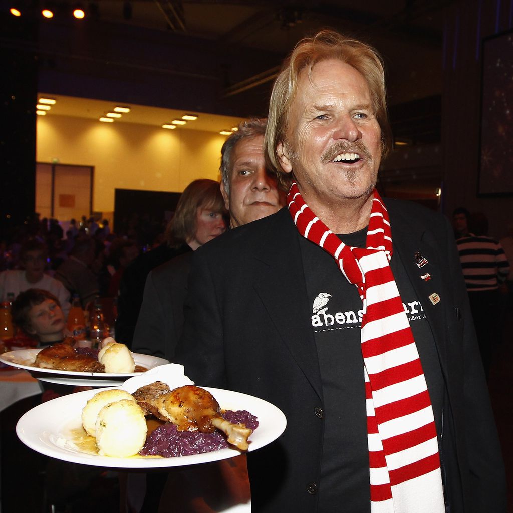 Frank Zander 2011 bei seinem traditionellen Weihnachtsessen