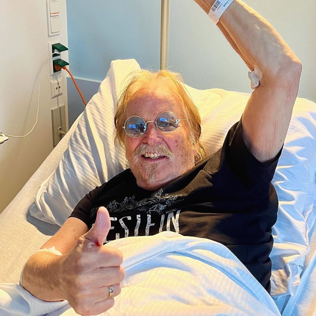 Frank Zander im Krankenhaus, Dezember 2023