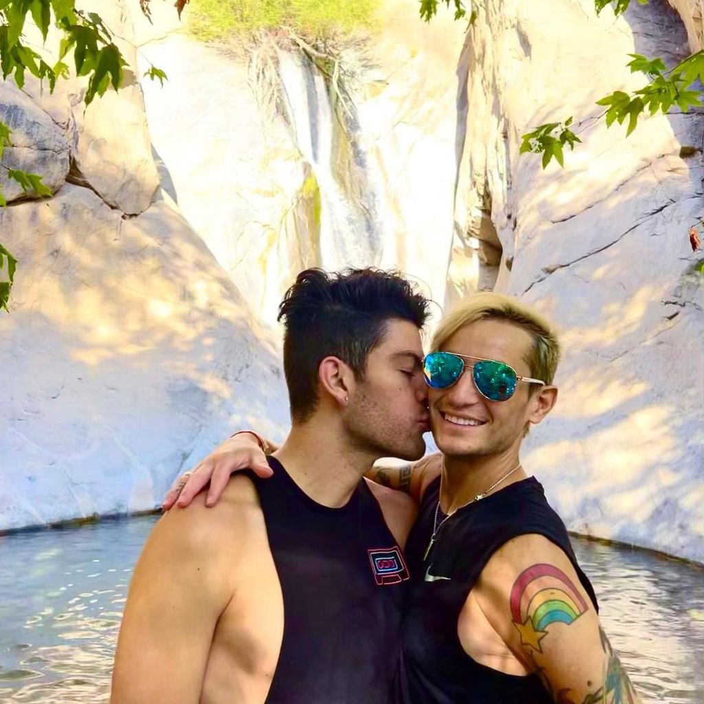 Frankie Grande (r.) und sein Verlobter Hale Leon