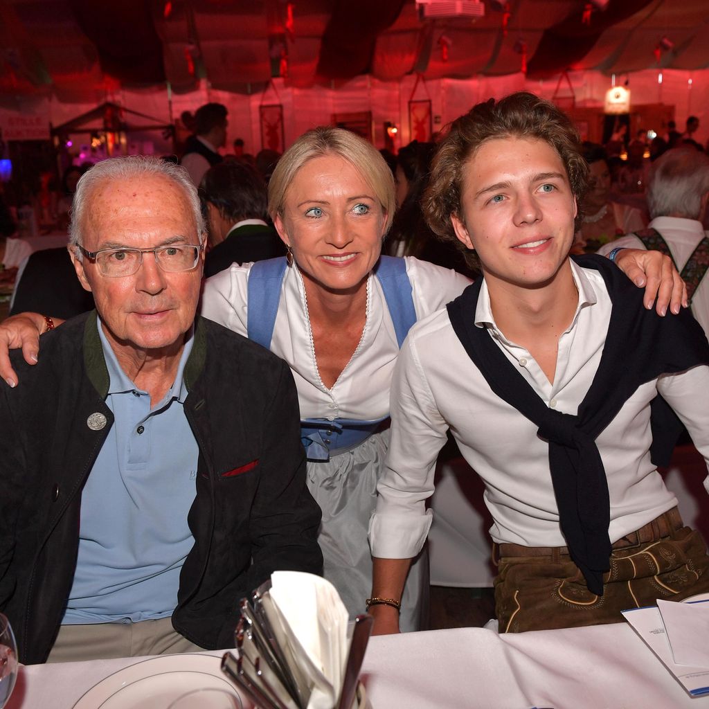 Franz, Heidi und Joel Beckenbauer