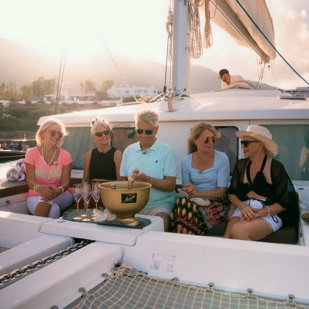 Birgit L., Sabine S., Franz Stärk, Christiane und Christin, "Golden Bachelor"-Bekanntheiten