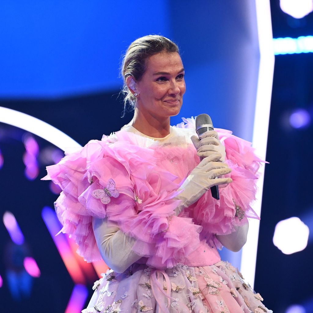 Franziska van Almsick als Einhorn bei "The Masked Singer" 2021