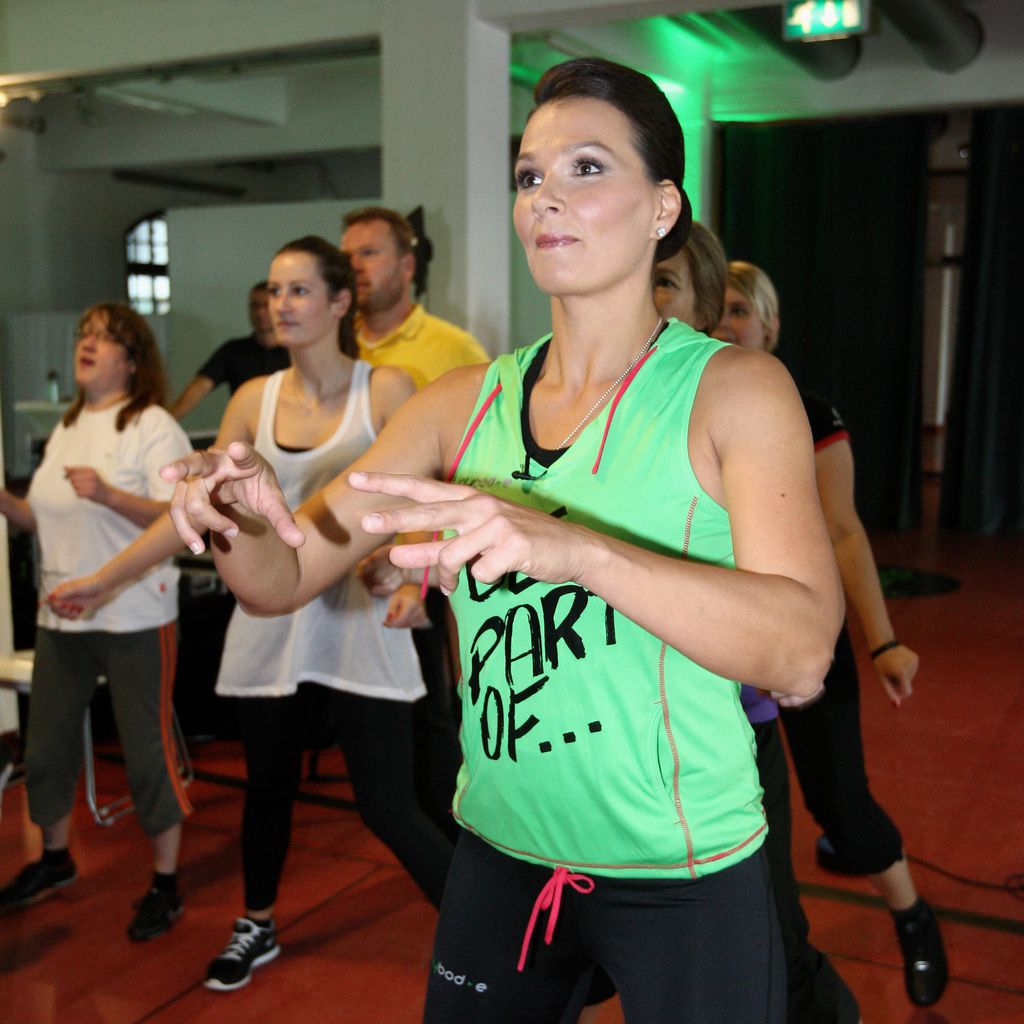 Franziska van Almsick beim Sport
