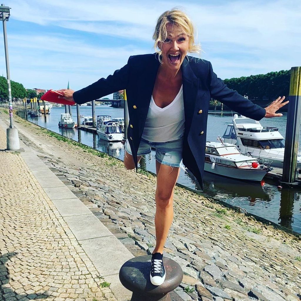 Franziska van Almsick 2020 in Bremen