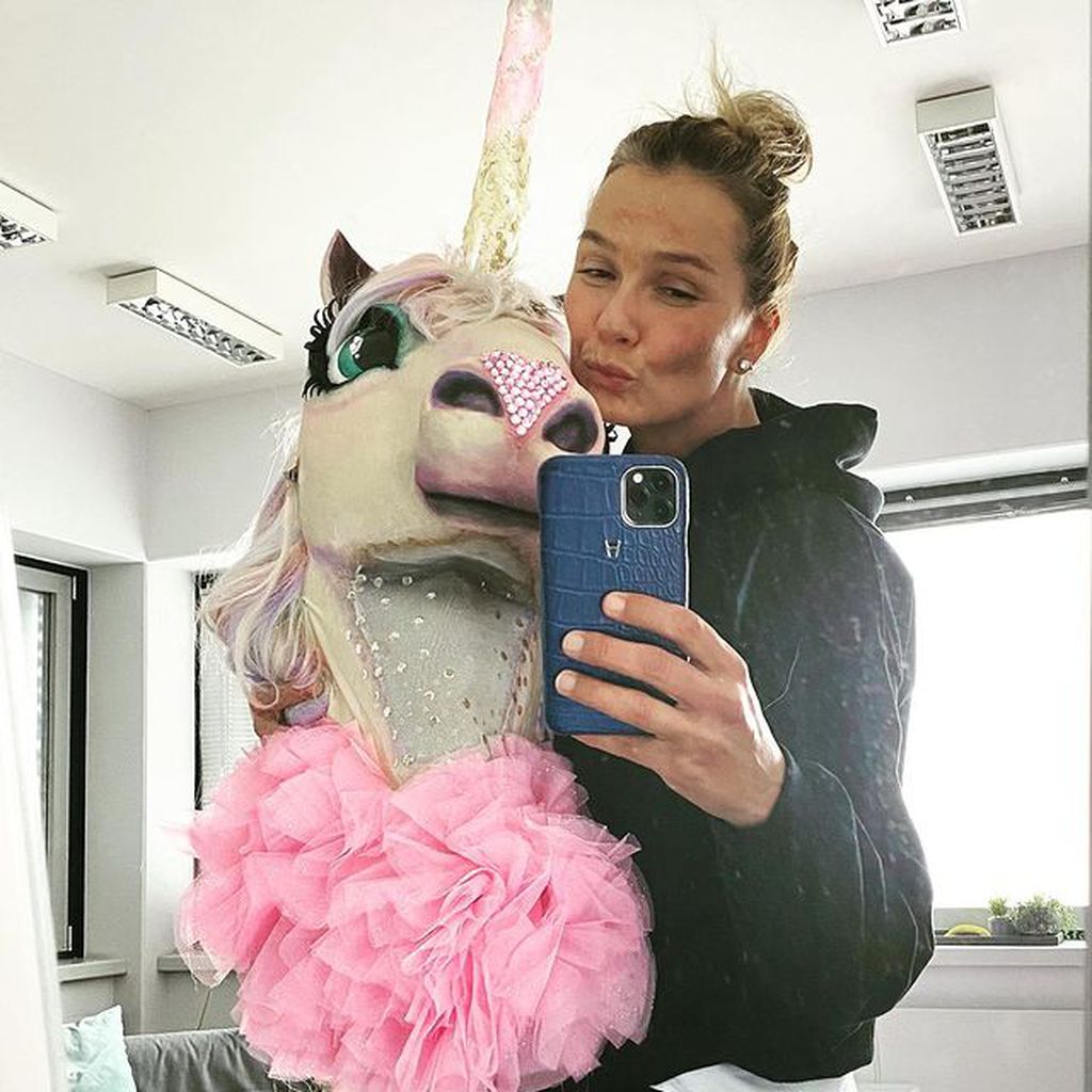 Franziska van Almsick und ihr "The Masked Singer"-Kostüm