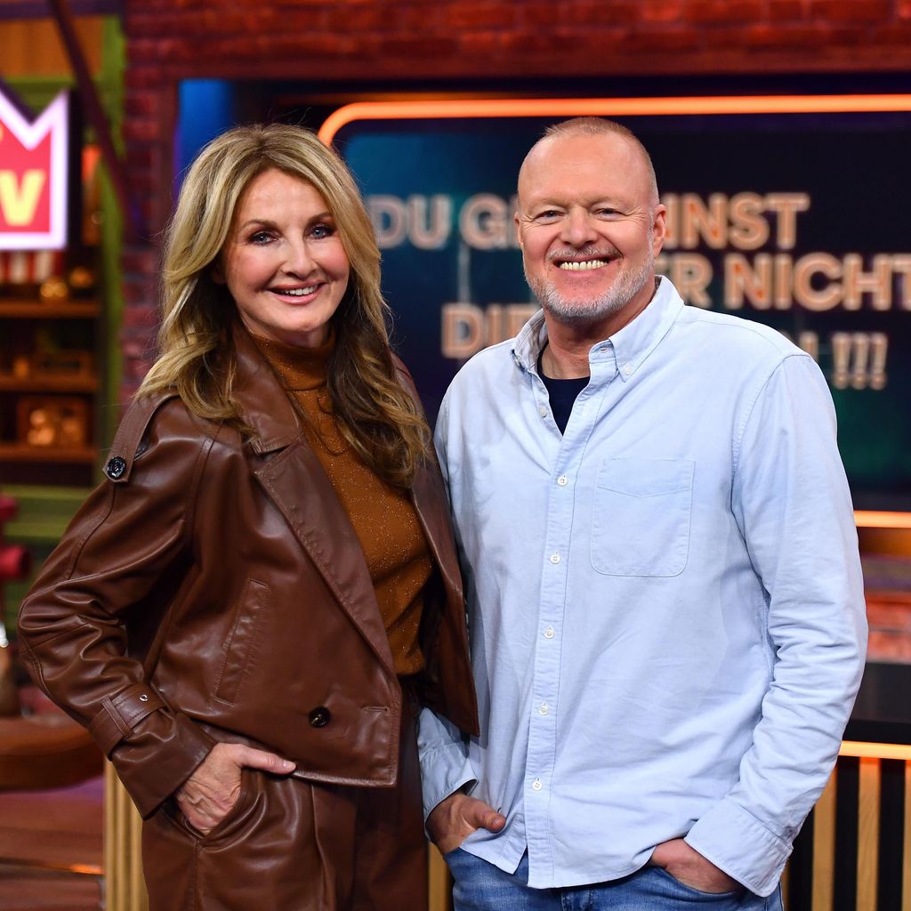 Frauke Ludowig und Stefan Raab bei "Du gewinnst hier nicht die Million"