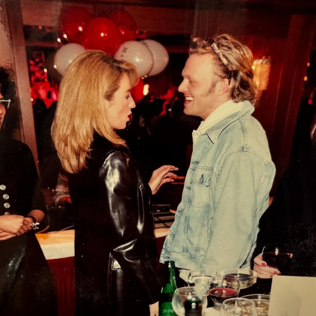 Frauke Ludowig und Stefan Raab in jungen Jahren