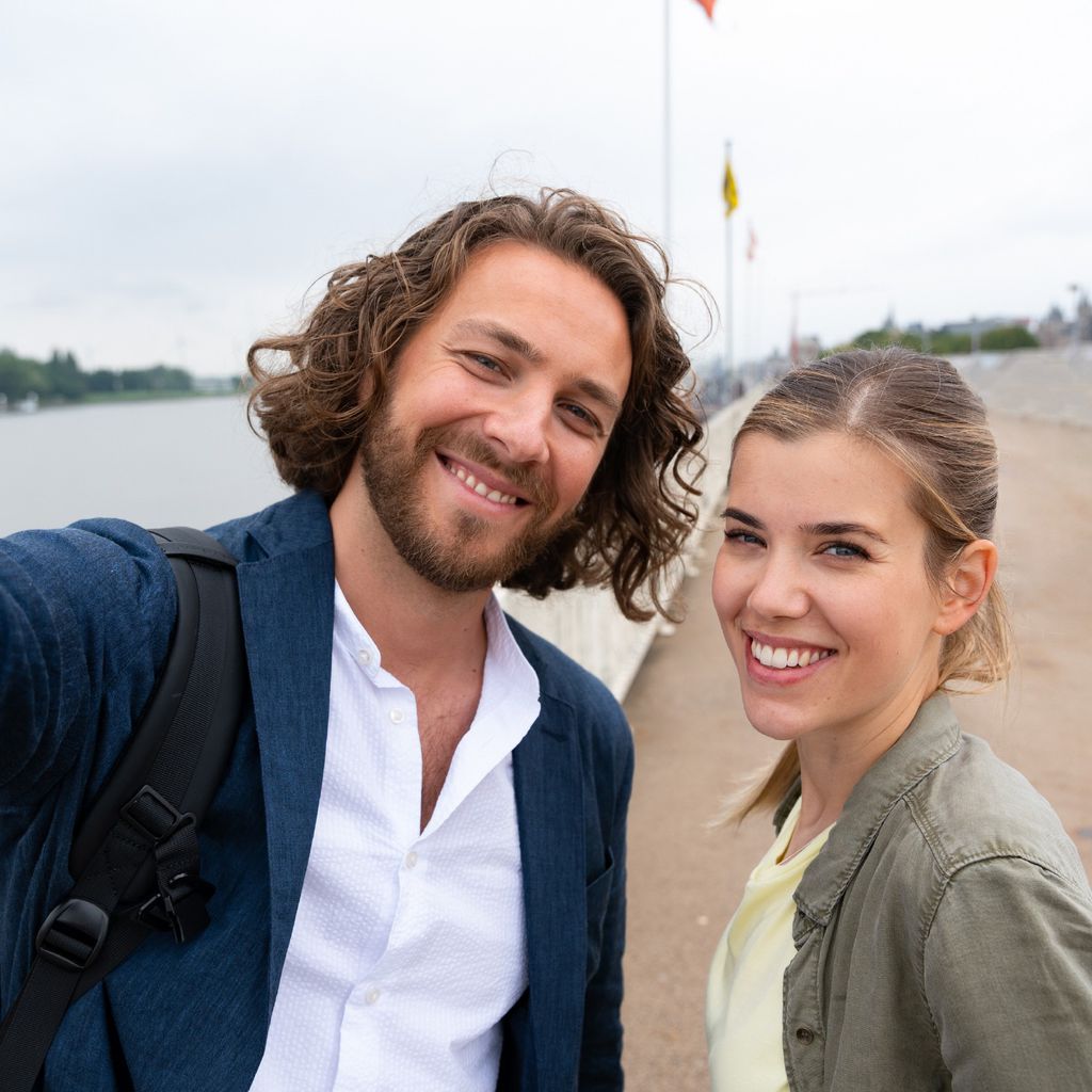 Frederik Götz und Sina Zadra