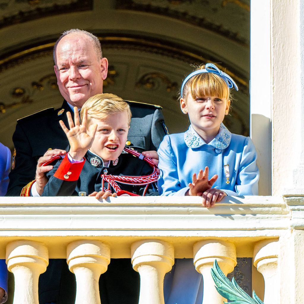 Fürst Albert II., Prinz Jacques und Prinzessin Gabriella