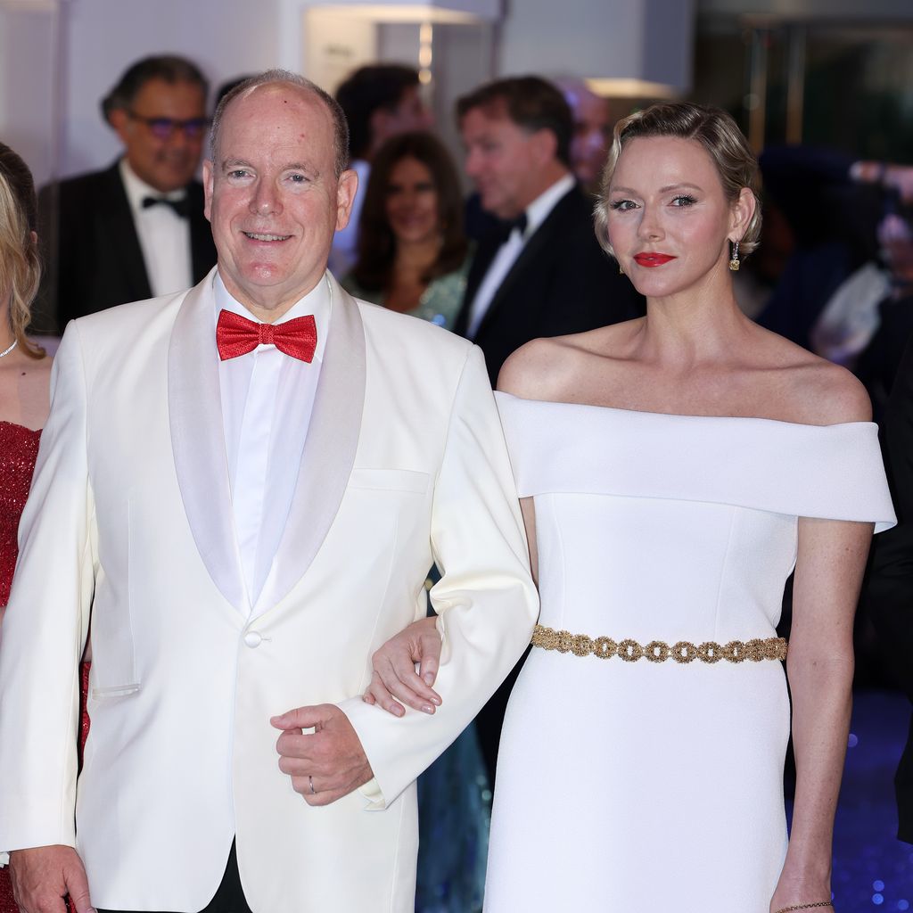 Fürst Albert II. und seine Frau Charlène im Juli 2024