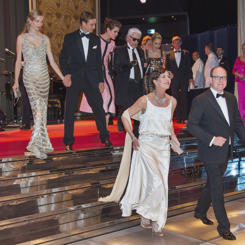 Albert II von Monaco, Pierre Casiraghi, Charlotte Casiraghi und Caroline von Monaco