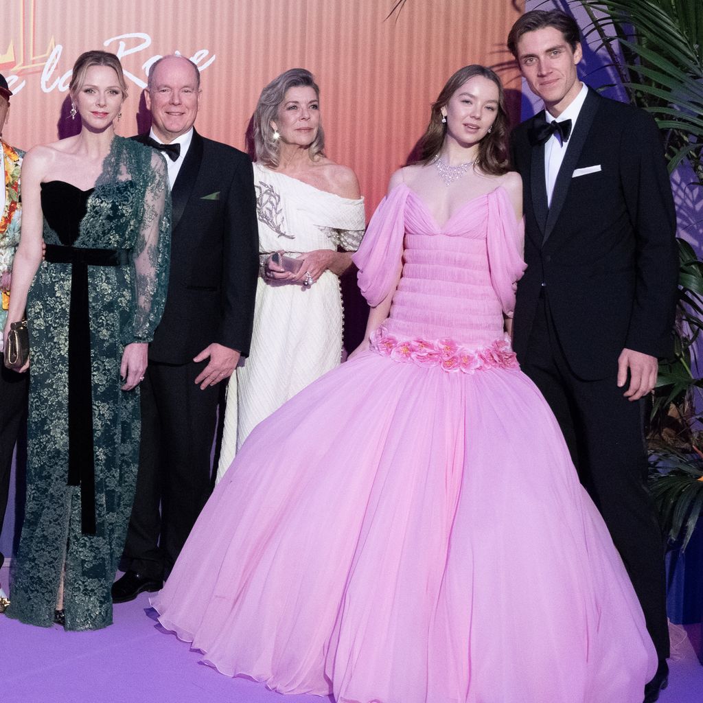 Fürstin Charlène, Fürst Albert, Caroline und Alexandra von Hannover und Ben-Sylvester Strautmann