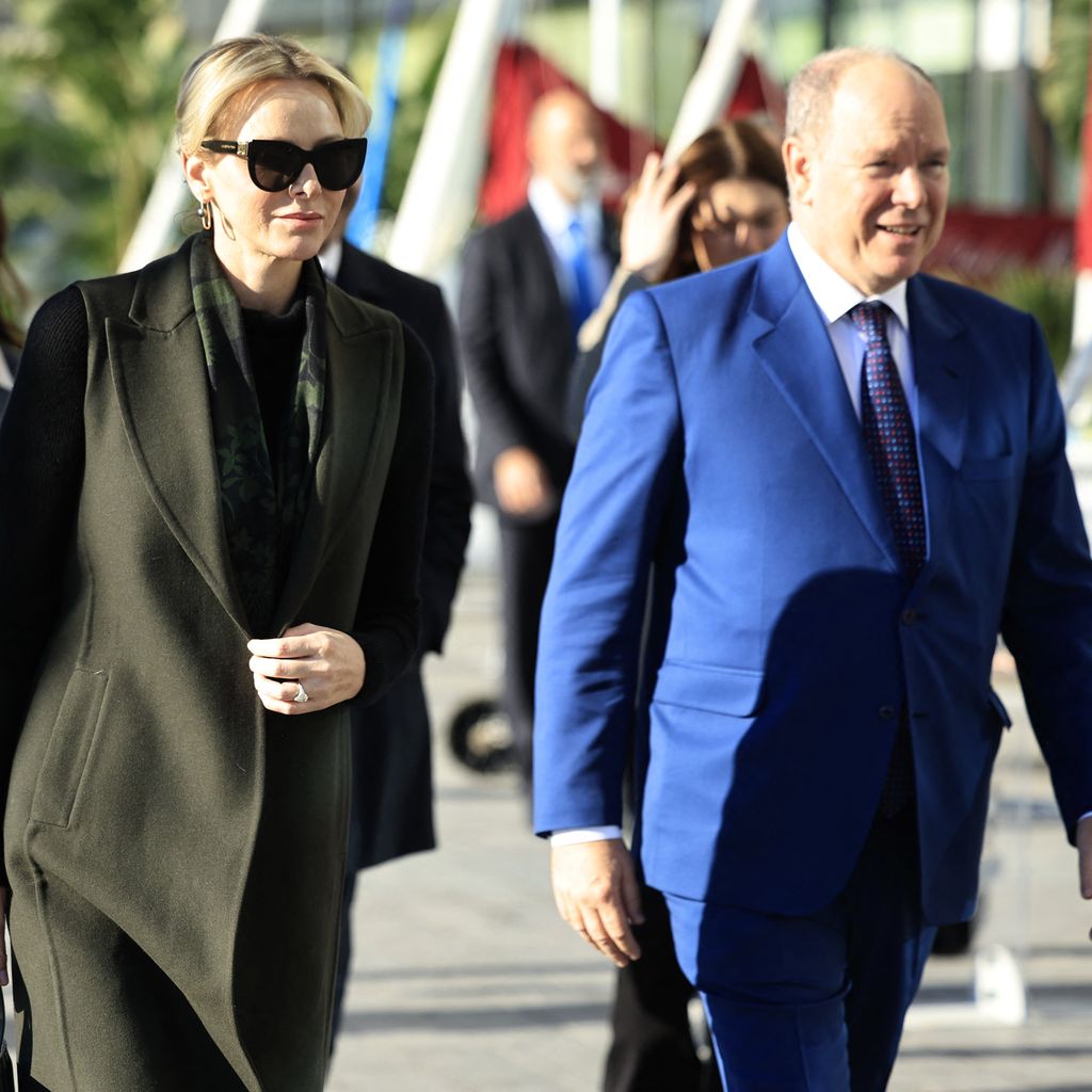 Fürstin Charlène und Fürst Albert II. im Dezember 2024 in Monaco