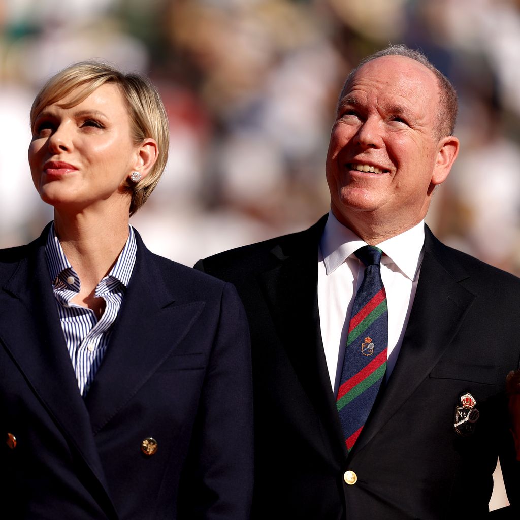 Fürstin Charlène und Fürst Albert mit ihrem Sohn Prinz Jacques