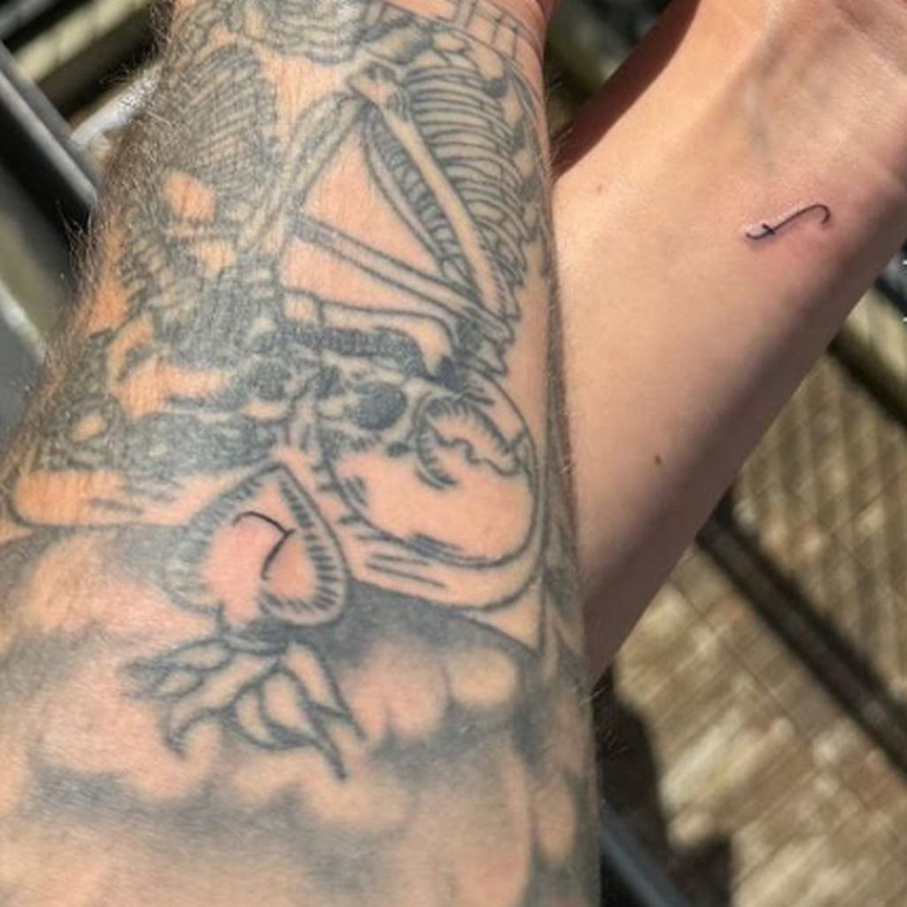 Fynn Lukas Kunz' Partnertattoo mit Freundin Laeny
