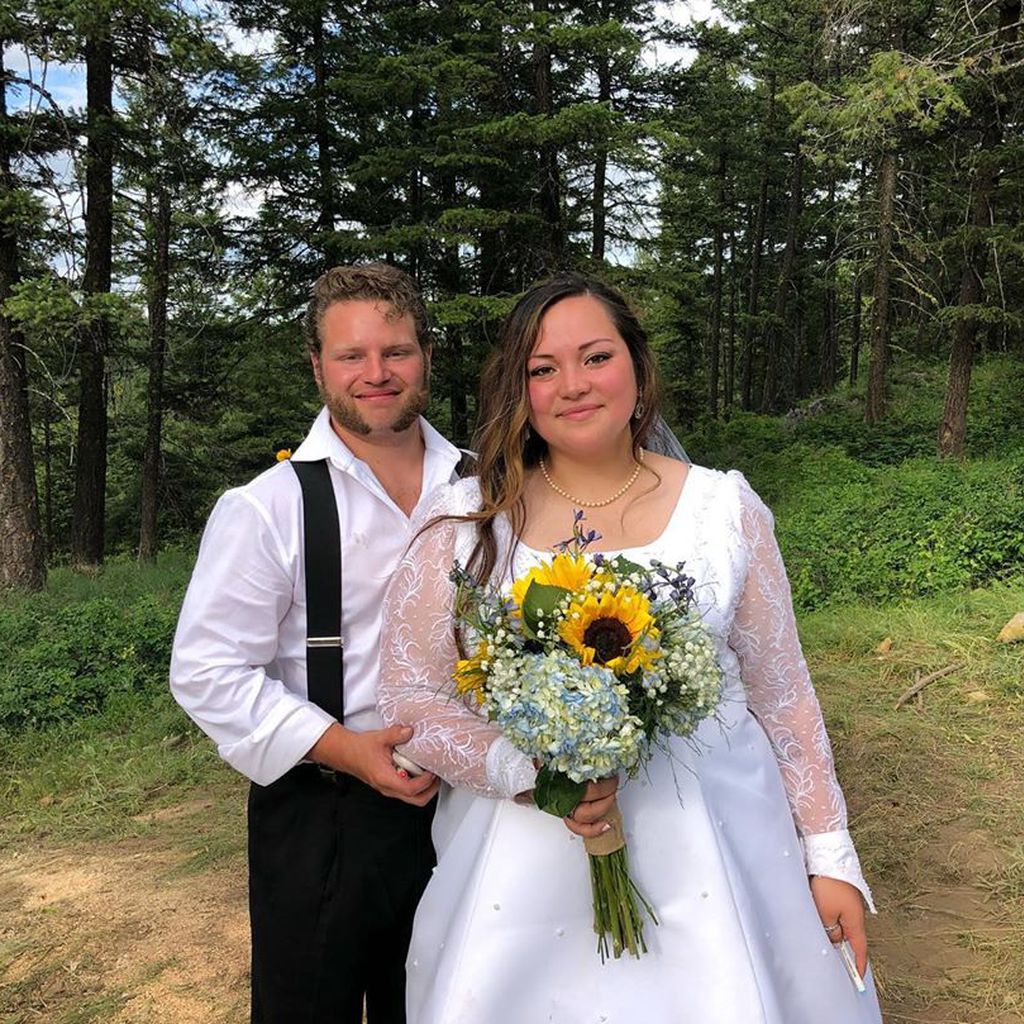 Gabe Brown und seine Frau Raquell bei ihrer Hochzeit
