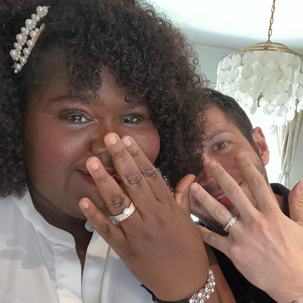 Gabourey Sidibe und ihr Mann Brandon Frankel