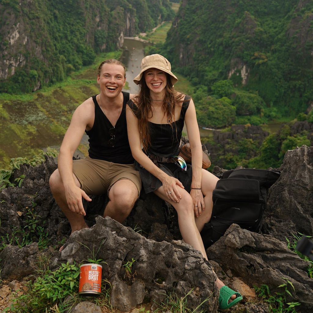 Gabriel Kelly und Ann-Kathrin Bendixen in Vietnam, August 2024