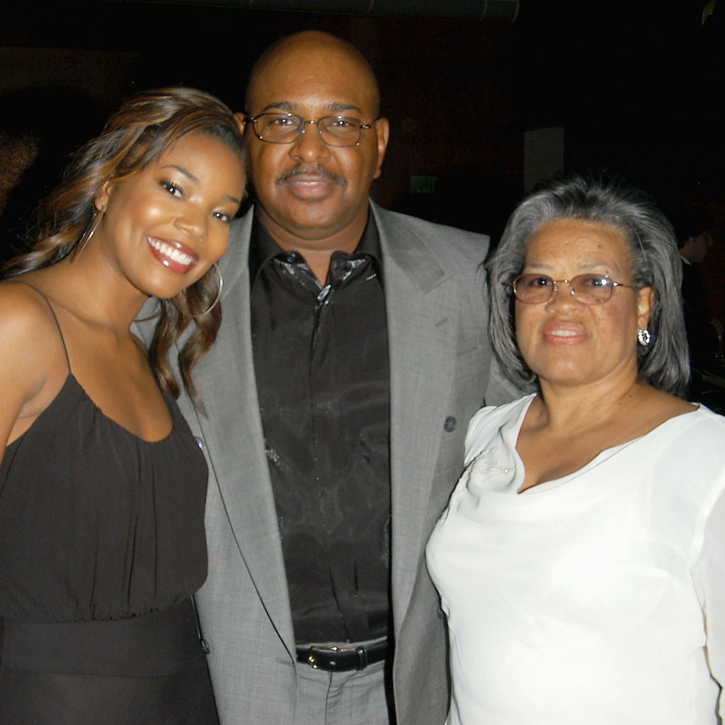 Gabrielle Union mit ihrem Vater Sylvester und Stiefmutter Chris bei der After-Party zur LA-Premiere von HBOs "Something The Lord Made"
