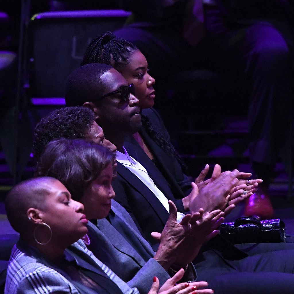 Gabrielle Union und Dwayne Wade bei der Gedächtnisfeier für Kobe Bryant