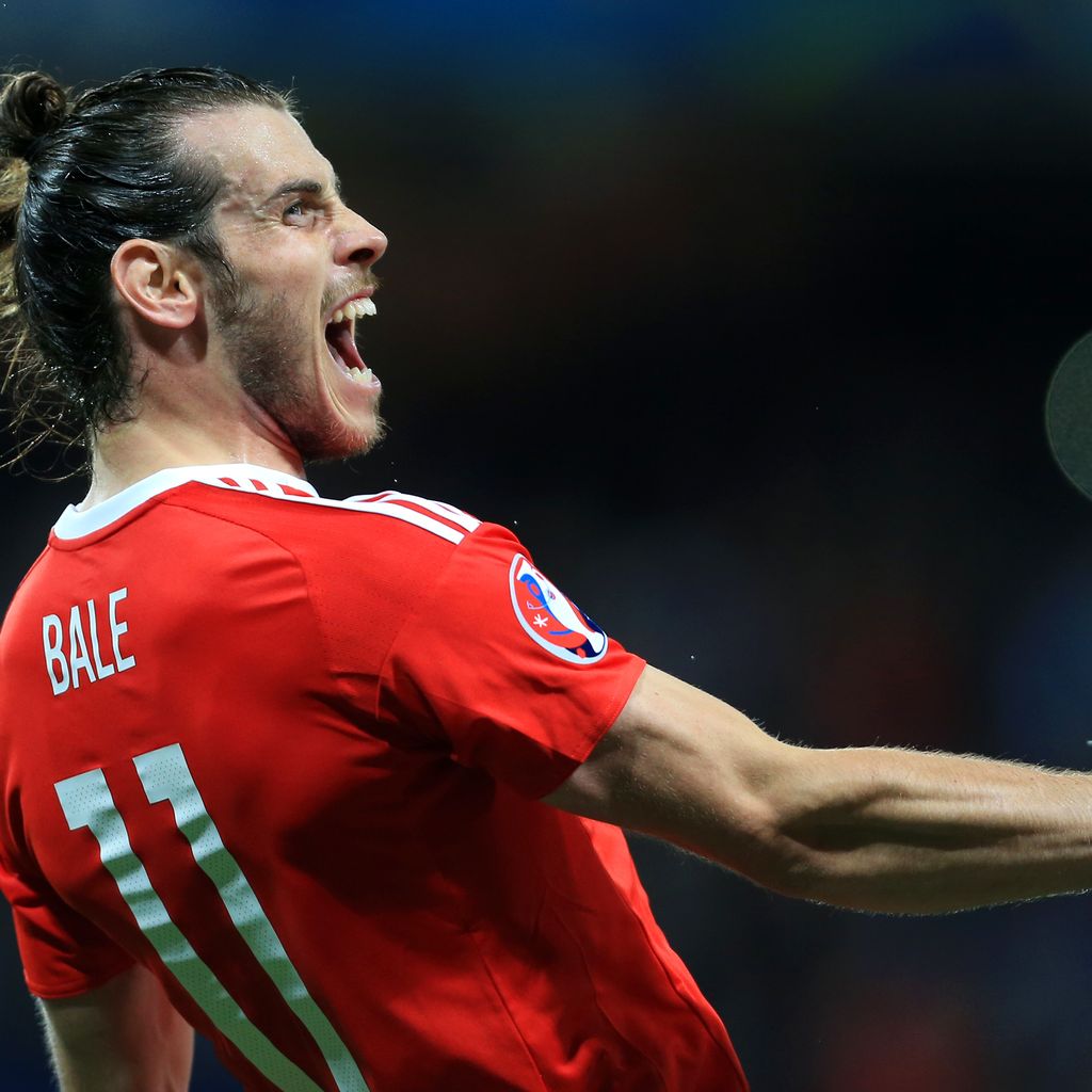 Gareth Bale beim Spiel Wales gegen Russland EM 2016