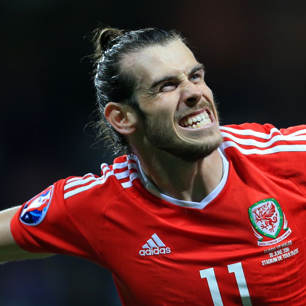 Gareth Bale beim Spiel Wales gegen Russland EM 2016