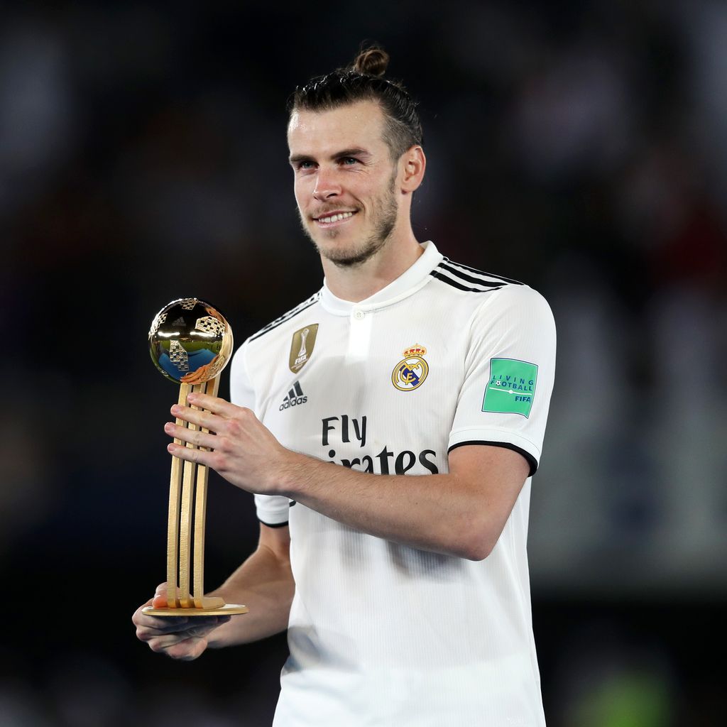 Gareth Bale mit dem Goldenen Ball, Dezember 2018