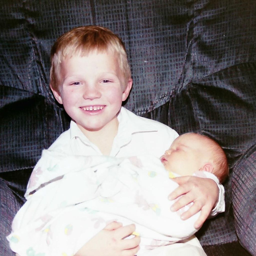 Garrison und Savanah Brown als Kinder