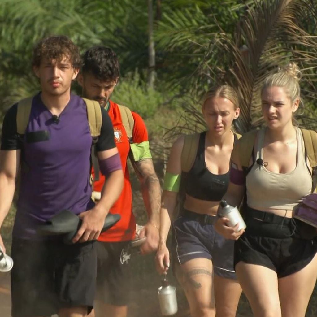 Garry Secret, Max Wilschrey, Beverly und Greta Barthel bei "Good Luck Guys"