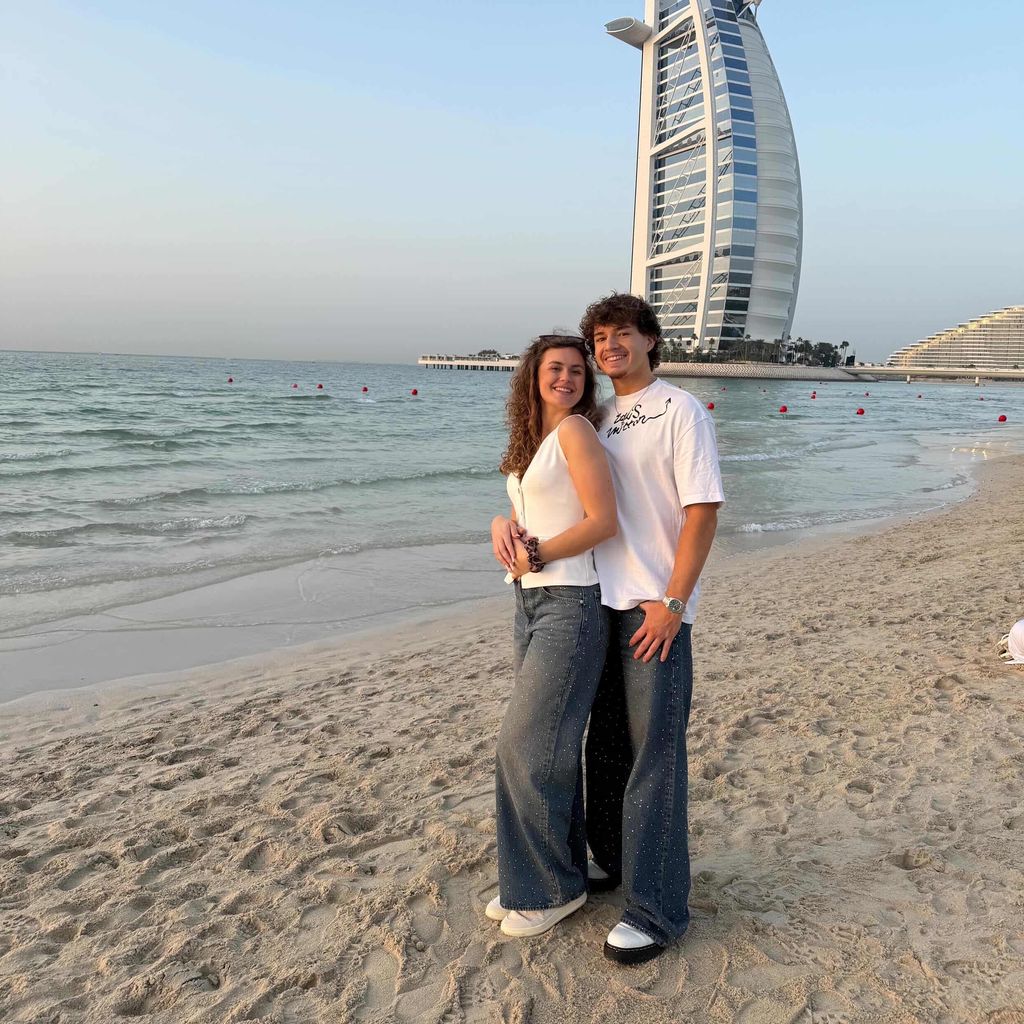Garry Secret mit Freundin Jessica in Dubai, Februar 2026